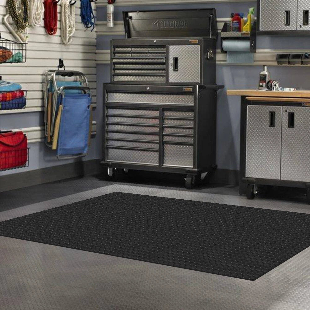 Rubber Flooring Matting Heavy Duty Mat Anti Slip Garage Door Entrance Workshop