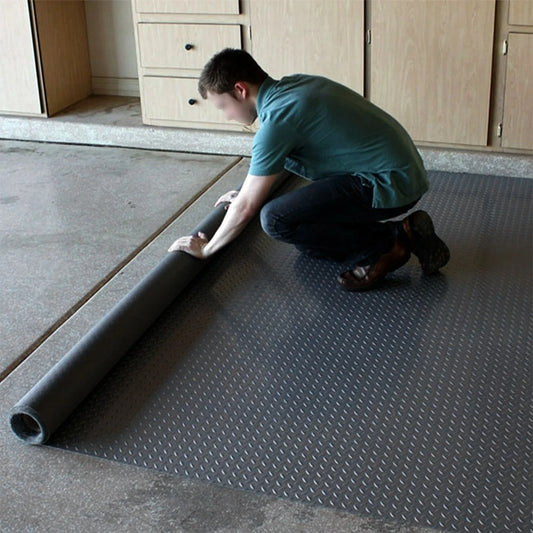 Non Slip Rubber Matting 3mm Thickness Flooring for Garage, Workshop, Gym & Shed