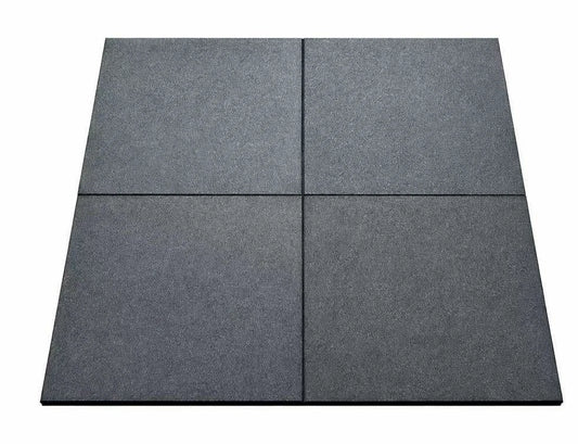 100% Rubber Gym Floor Mats Interlocking Heavy Duty Tiles 50x50cm 15mm