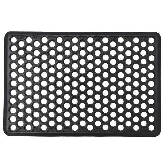 Honeycomb Outdoor Rubber Ring Entrance Floor Door Mat 40 x 60 cm
