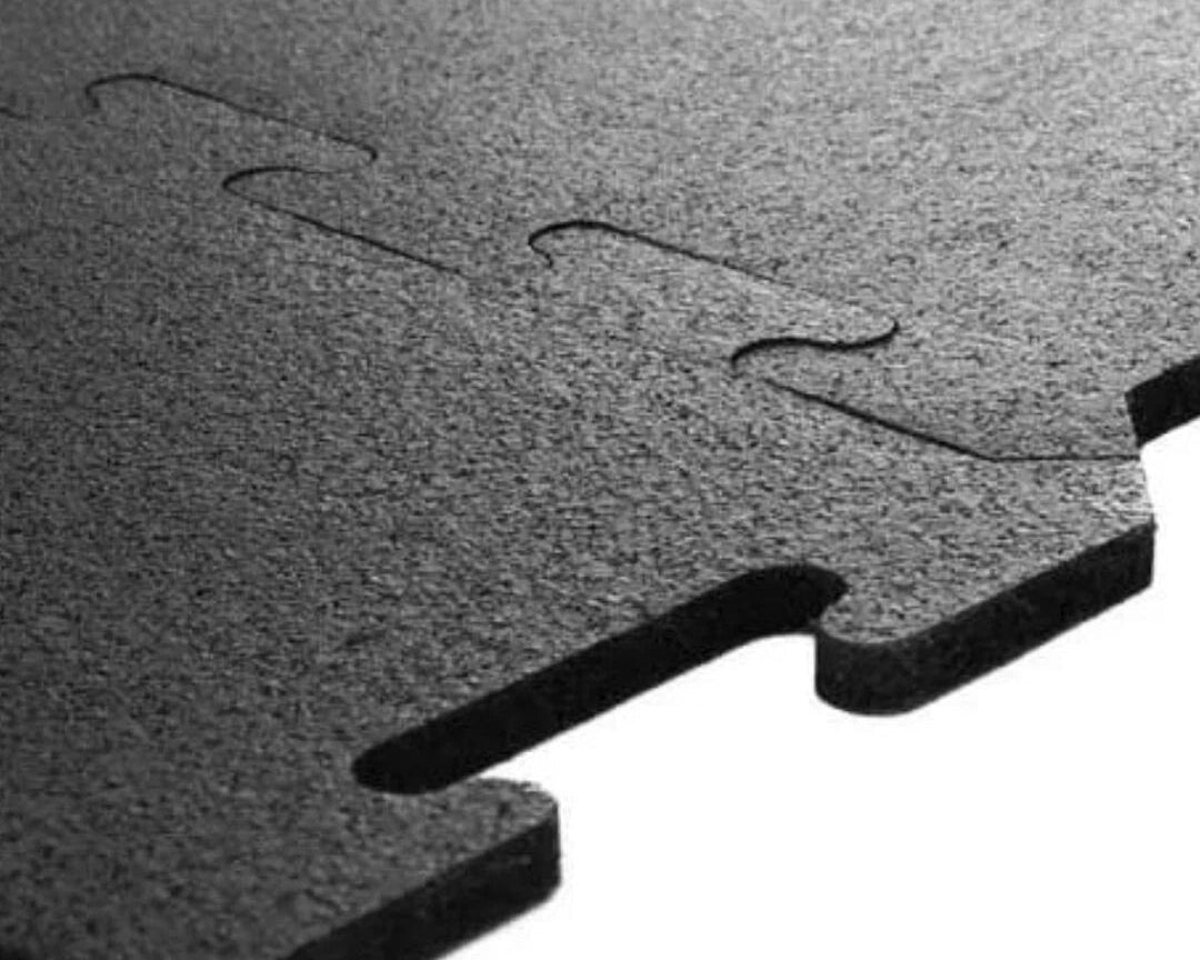 18mm Heavy Duty Rubber Mat 6x4ft Interlocking Gym Flooring Garage Stable mats