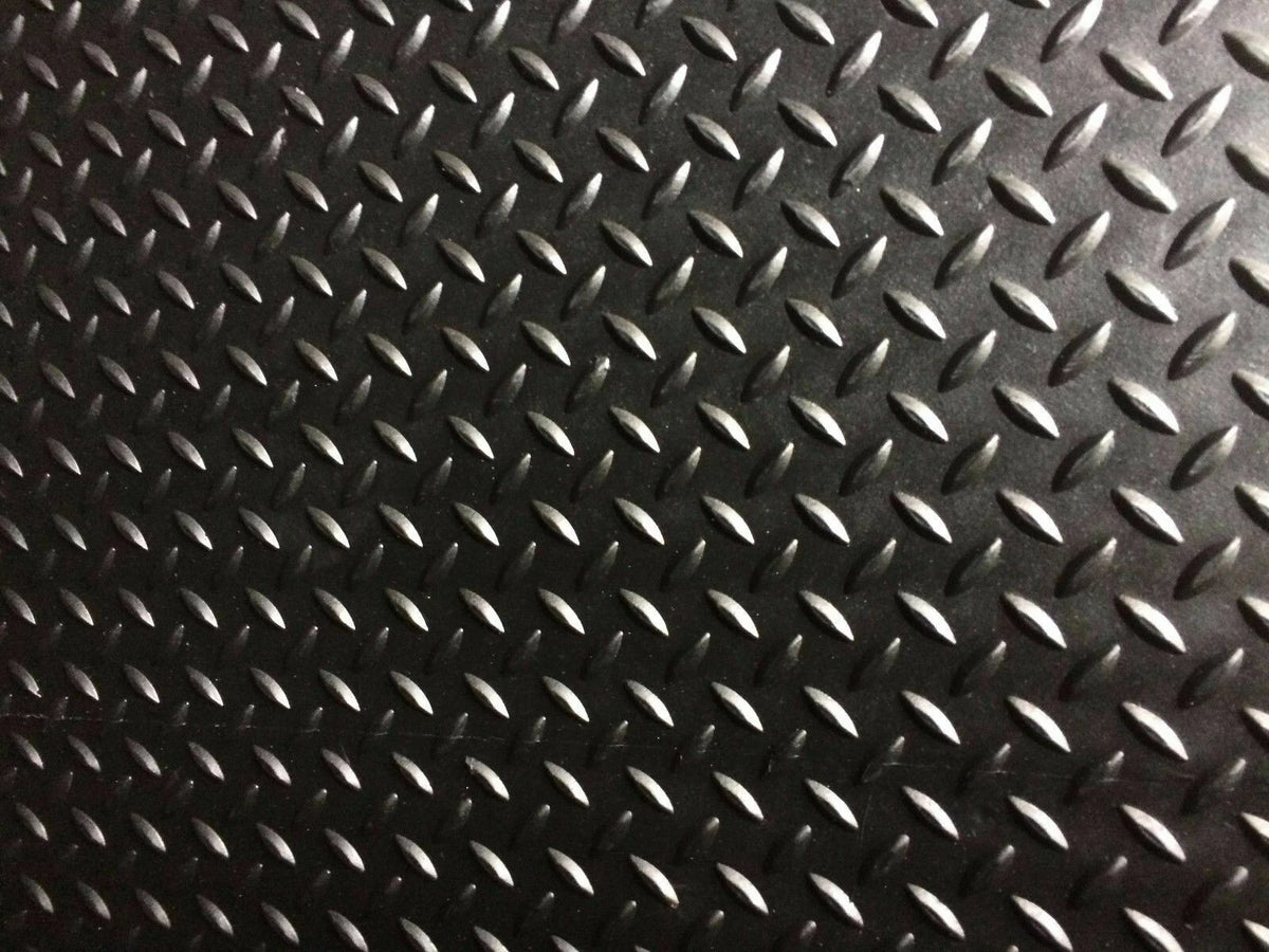 3.5MM Rubber Flooring Matting Heavy Duty Mat Anti Slip Garage Checker 1.8M wide