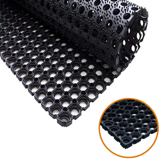 CORE Rubber Grass Mats - Heavy Duty Protection Mats Outdoor Garden Playground