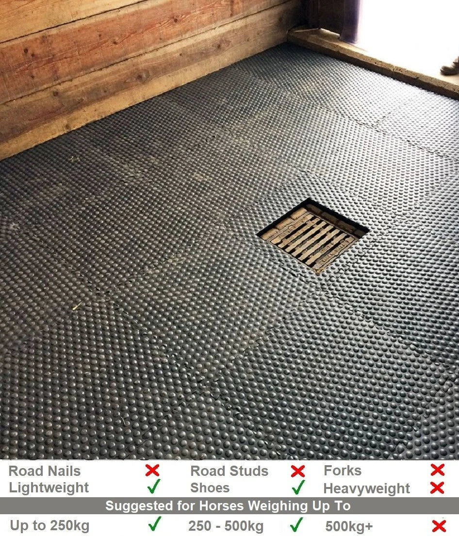 Horse Mats | EVA Comfort Stable 24mm Interlocking 2ftx 2ft Mat - 9 Boxes ( Mats)