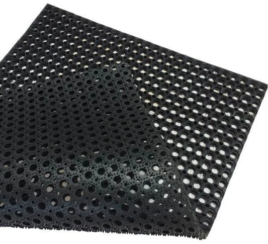 Heavy Duty Rubber Grass Mat Outdoor Safety Flooring for Childrens Playground x 6