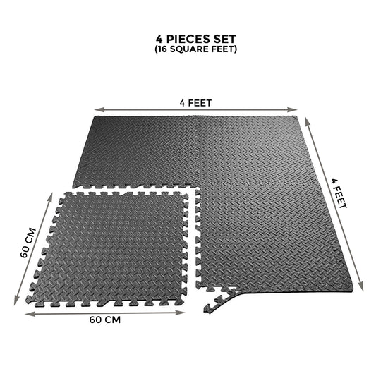 EVA Foam Protective Flooring Interlocking Puzzle Mats Rubber Tiles Home Gym Yoga