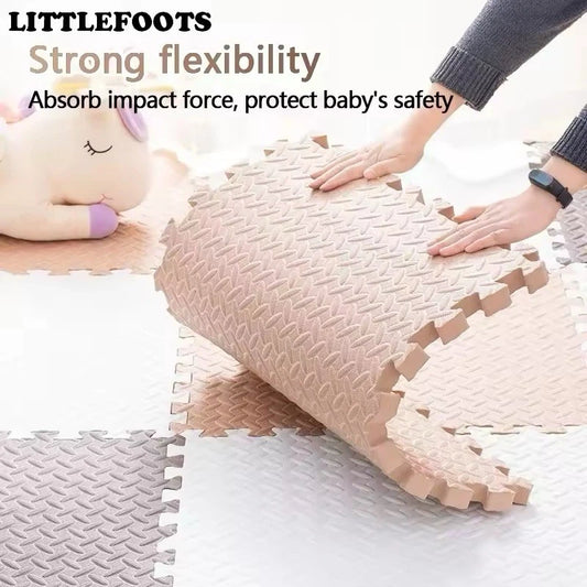 Interlocking Home Gym Mat Flooring Thick Soft Cut Foam Mat Play Mat Comfortable