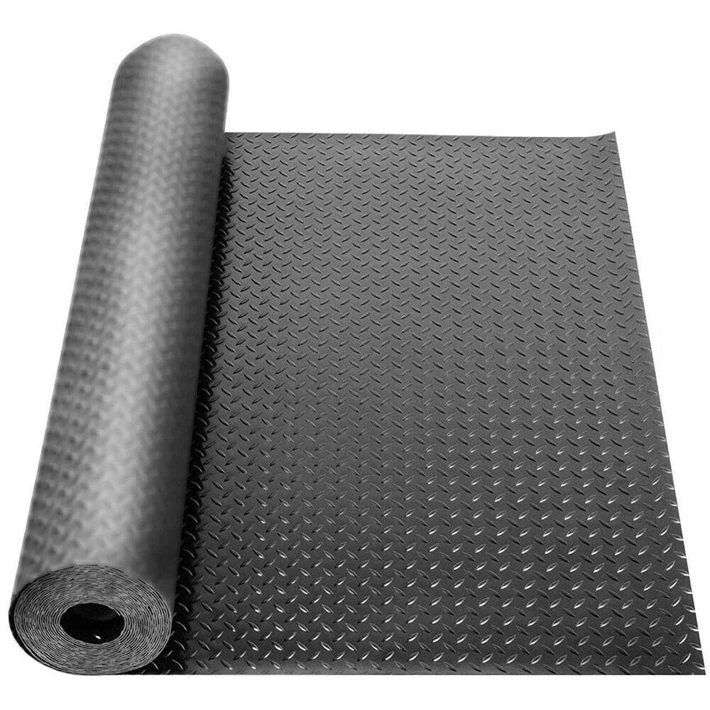 Heavy Duty Rubber Matting Flooring Non Slip Diamond Checker Garage Gym Workshop