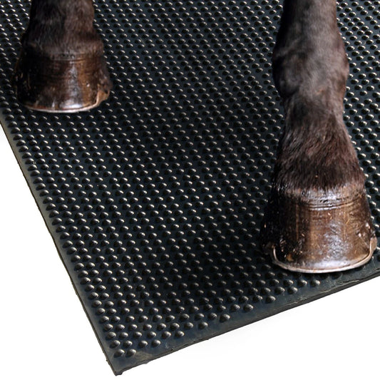 Rubber Stable Horse Mat 6x4ft 10mm Heavy Duty Equine Matting Non Slip Flooring