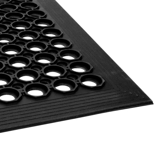 Rubber High Grip Mat Large Anti Slip Heavy Duty Anti Fatigue Industrial Work
