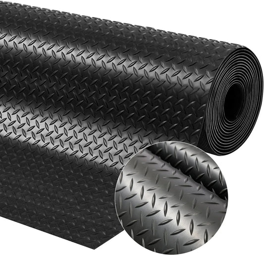 Rubber Flooring Heavy Duty Garage Matting Non-Slip Industrial Work Gym Van Shed