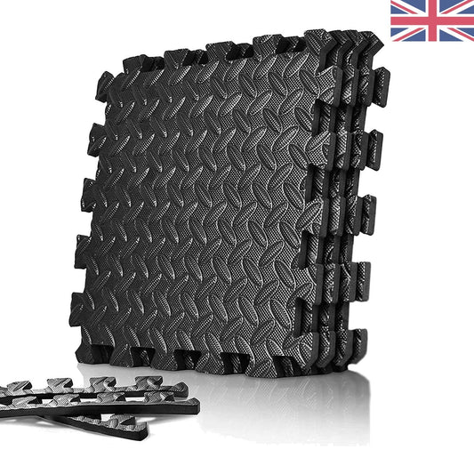 Water-Resistant Interlocking EVA Foam Mats - Comfortable Flooring for Home & Gym