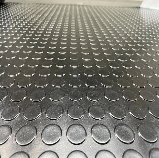 3mm Premium Coin Pattern Rubber Flooring For Van, Garage Floor, Gym, Workshops
