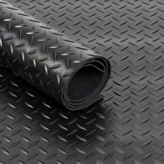Rubber Matting Roll | Thick Heavy Duty Flooring Mat, Indoor & Outdoor, Non-Slip