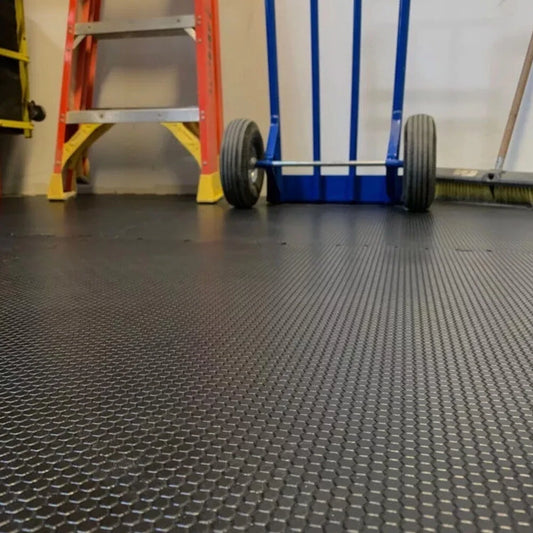 Rubber Flooring Garage Matting Non Slip Industrial Work Gym Van Shed 3MM Thick