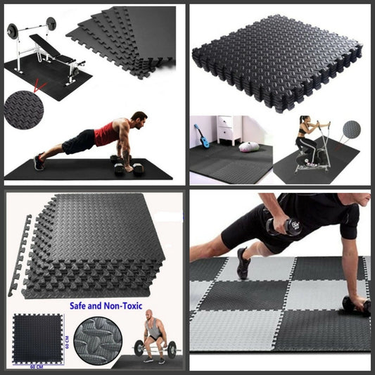 HOME GYM FLOOR MATS / INTERLOCKING GYM MATS / 48 HR DELIVERY / SALE