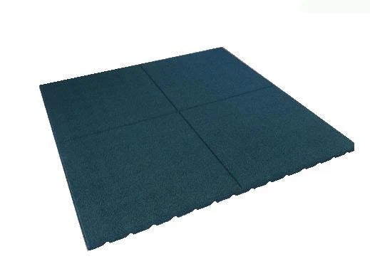 1000 x 1000mm - 1m2 - Rubber Playground Tiles Mats Flooring - Play Areas
