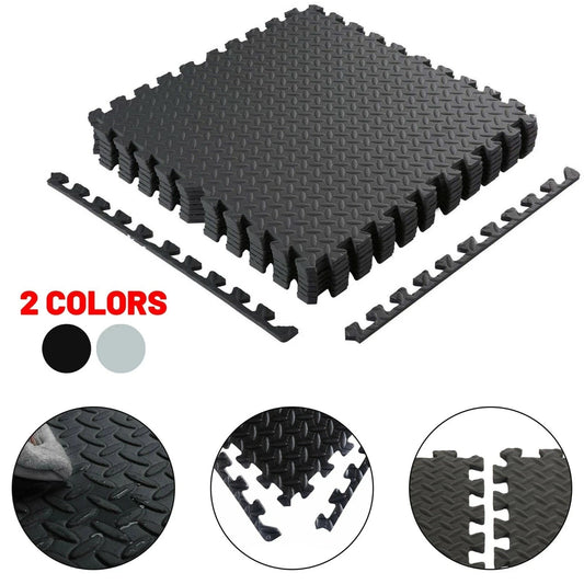 EXTRA THICK GYM FLOORING INTERLOCKING FLOOR MATS EVA SOFT FOAM MAT YOGA TILES UK