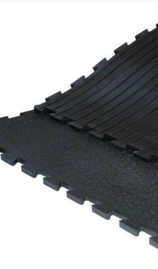 Amoebic top Rubber Stable Mat 6ftx4ft 18mm Horse Mats Interlocking heavy duty