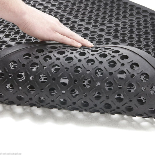 Heavy Duty Rubber Mat Non-Slip Safety Anti-Fatigue Workplace