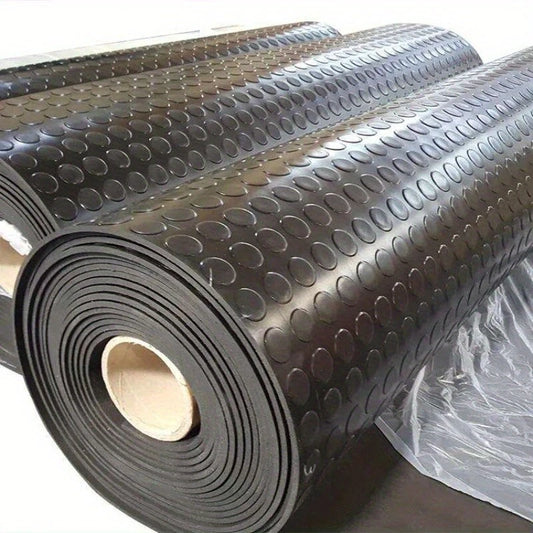 3MM Rubber Flooring Matting Heavy Duty Black Coin Mat Anti Slip Garage Workshop