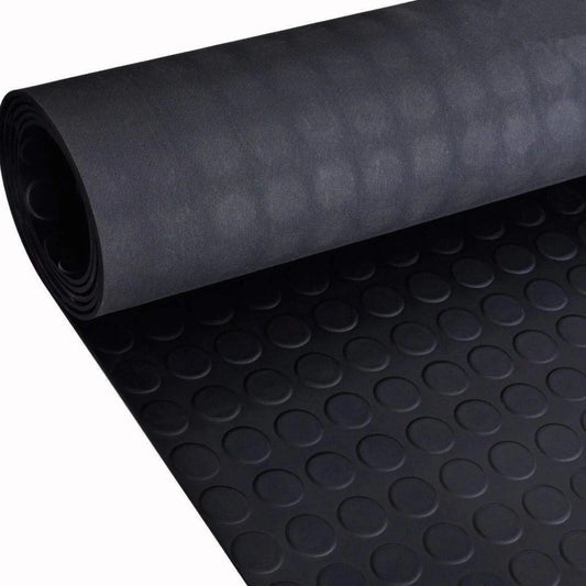 Coin Rubber Roll Flooring | 3mm Thick | 1.5m Wide | Up to 15m Length
