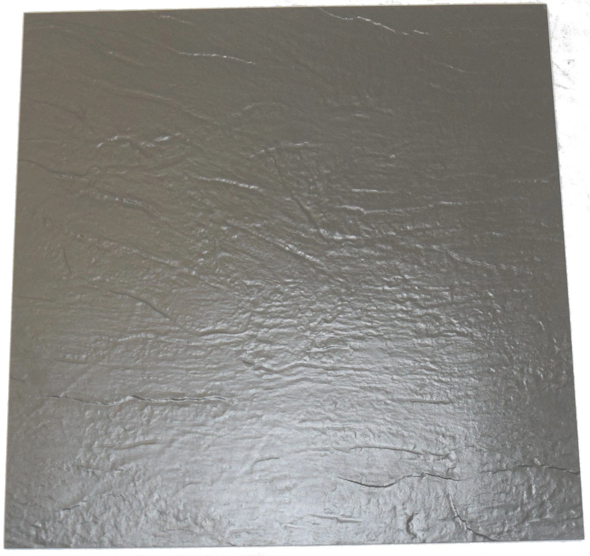 Grey Slate Finish Deluxe Super Heavy Quality Rubber Floor Tiles 50 x 50cm x 3mm