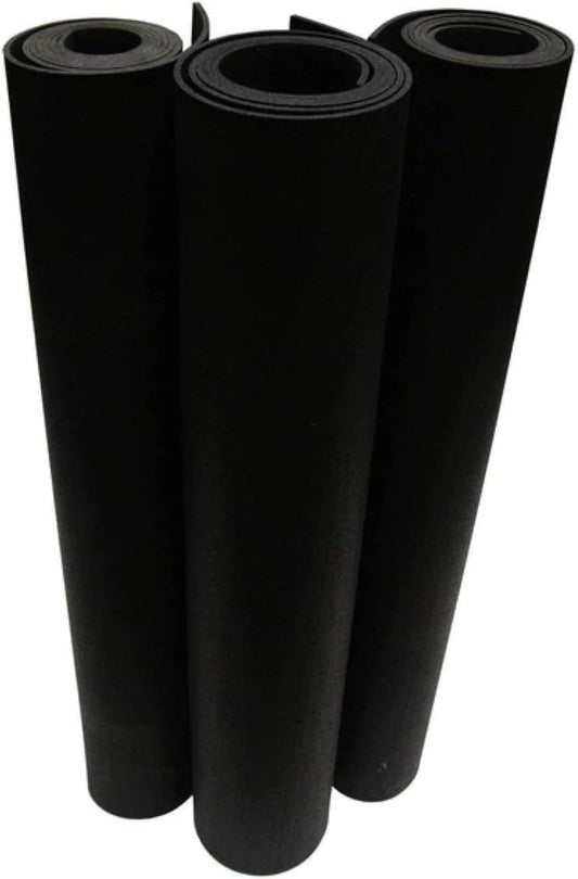 Durable Smooth Rubber Matting Roll Non Slip Floor Mat 3mm x 1m x 1m