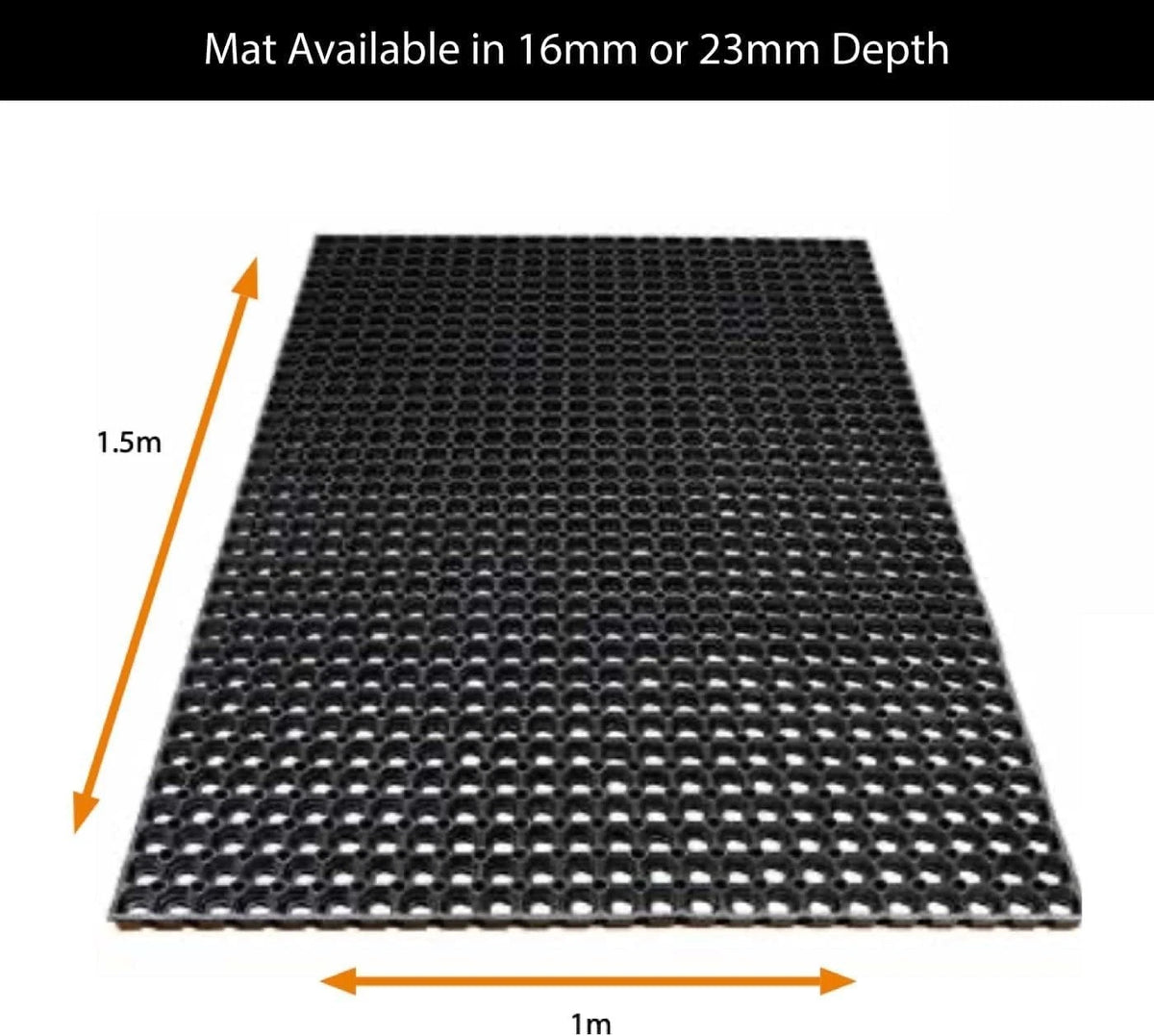 Heavy Duty Rubber Grass Mat Outdoor Playground Garden Anti-Slip Protection Ma...