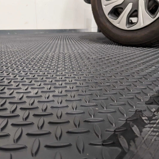Interlocking Garage Flooring Tiles Heavy Duty 12mm thick workshop floor pvc gym