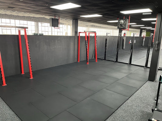 Gym Flooring - Rubber Tiles 20mm