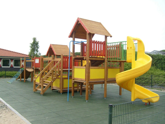 Dflect Rubber Playground Tiles Mats Flooring, UK Stock, Various Sizes & Colours