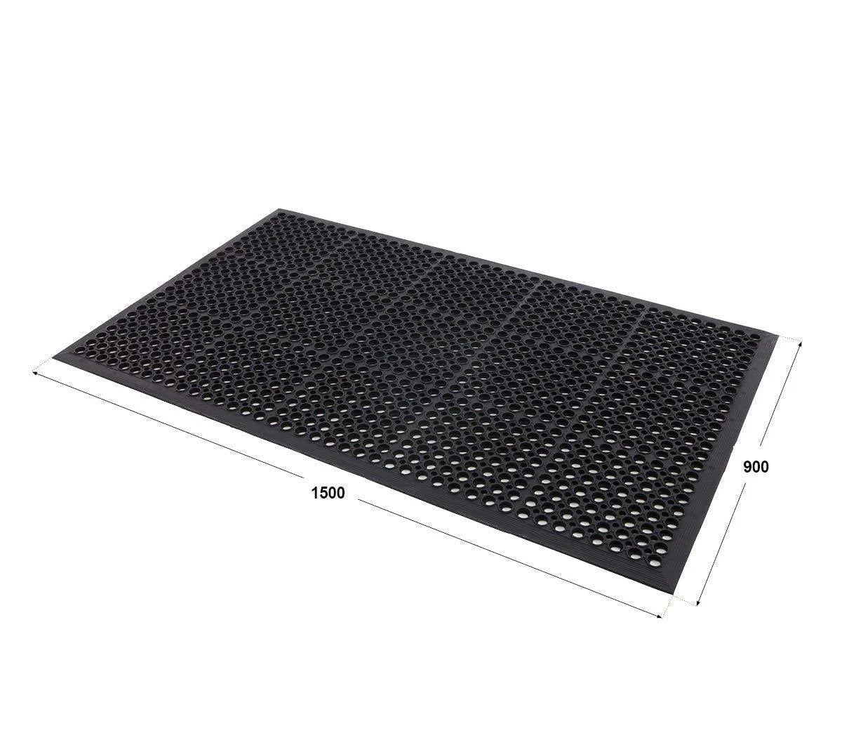 Rubber High Grip Mat Large Anti Slip Heavy Duty Anti Fatigue Industrial Work