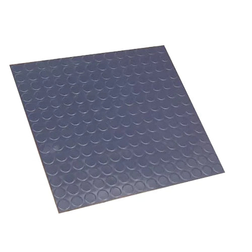 Cobalt Blue Indoor Quality Round Stud Rubber Floor Tiles 50cm² x 3.2mm thick
