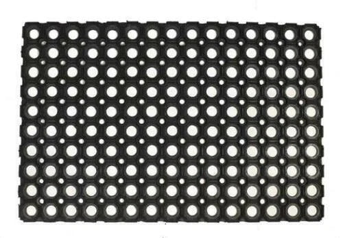 Heavy Duty Door Mat Non Slip Hollow Rubber Doormat Outdoor Anti Fatigue 50x100cm