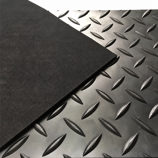 UK 3mm Thick 1m Wide Heavy Duty Rubber Flooring Garage Matting Work Gym Van Shed