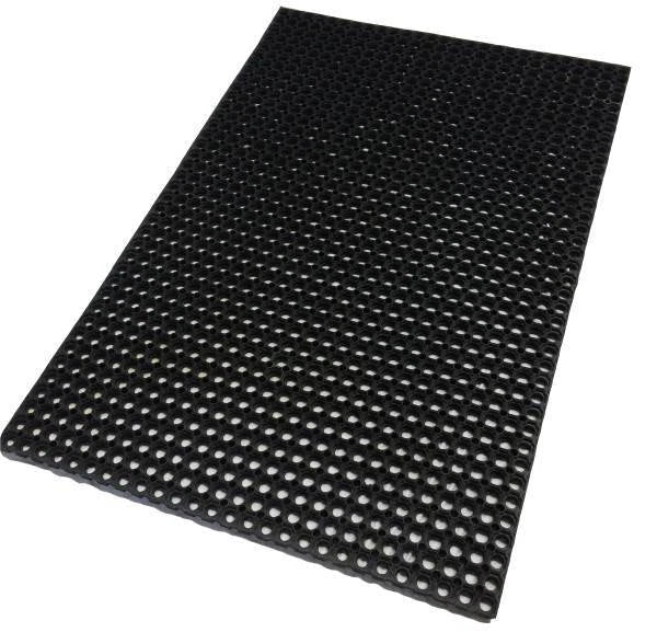 Heavy Duty Rubber Grass Mat Outdoor Safety Flooring Playground Golf Walkway x 3