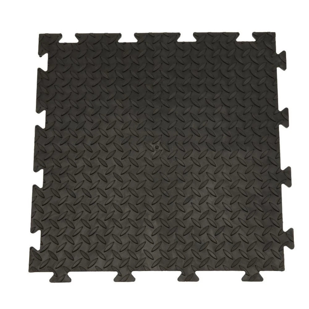Interlocking Garage Flooring Tiles Heavy Duty 12mm thick workshop floor pvc gym