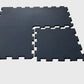 100% Rubber Gym Mat Floor Tiles | Heavy Duty 10mm Thick Interlocking Black