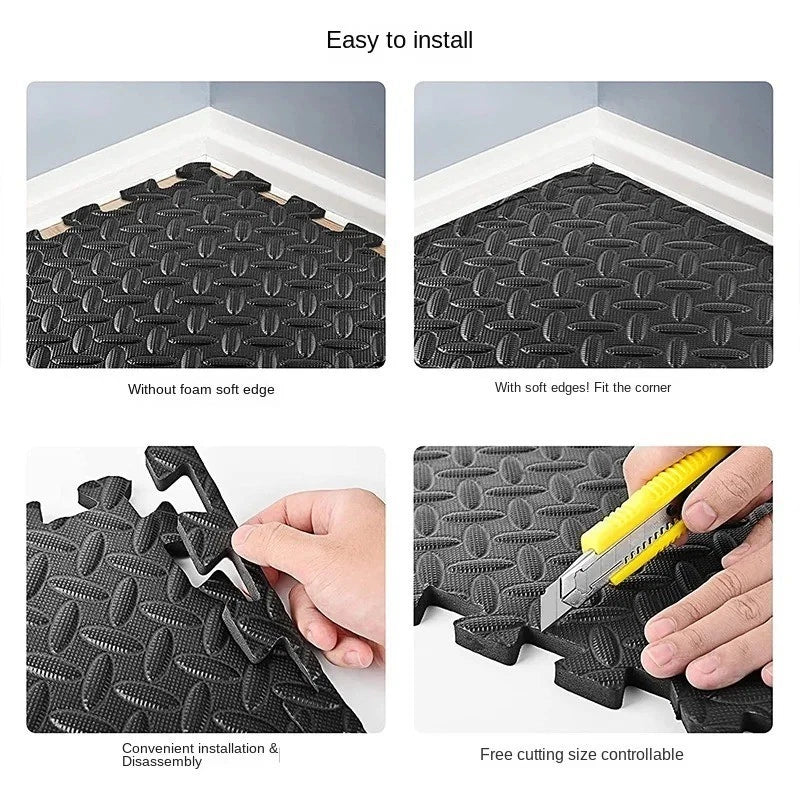 EVA Foam Gym Flooring Mats Interlocking Floor Tiles Exercise Home Gym Heavy Duty