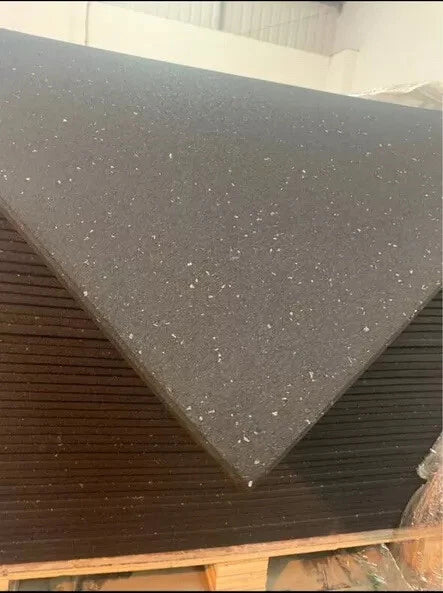 Rubber Gym Floor Tiles | Heavy Duty Crumb Gym Mats | Non-Slip | 1M x 1M x 15mm