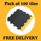100 garage floor tiles, interlocking, showroom, workshop, 10 year guarantee