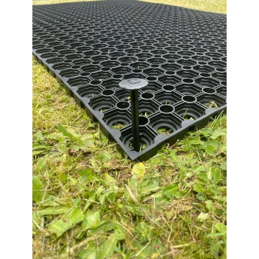 4 Meter Long Runner Rubber Grass Mat 1M X 4 Meter- Length X 22mm Thickness