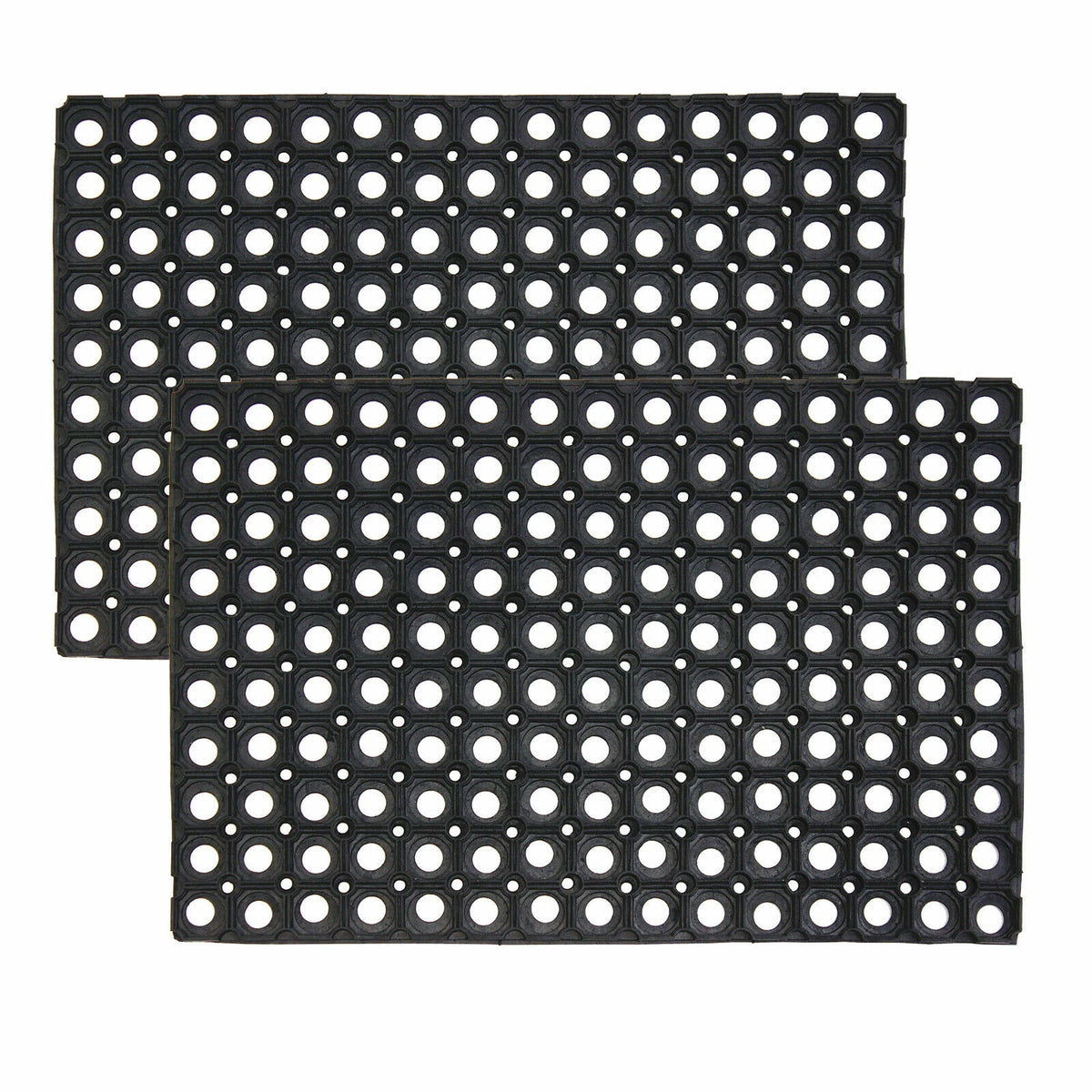 Heavy Duty Rubber Door Mat Non Slip Dirt Trapper Indoor Outdoor Runner UK