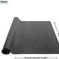Black Rubber Matting Roll - 1m x 1.5m, 3mm Thick, Checker Plate Pattern