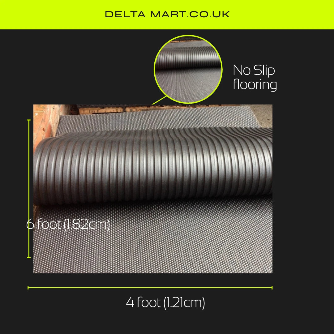 Heavy Duty Rubber horse stable horsebox garage mat 6ftx4ft 12mm free postage