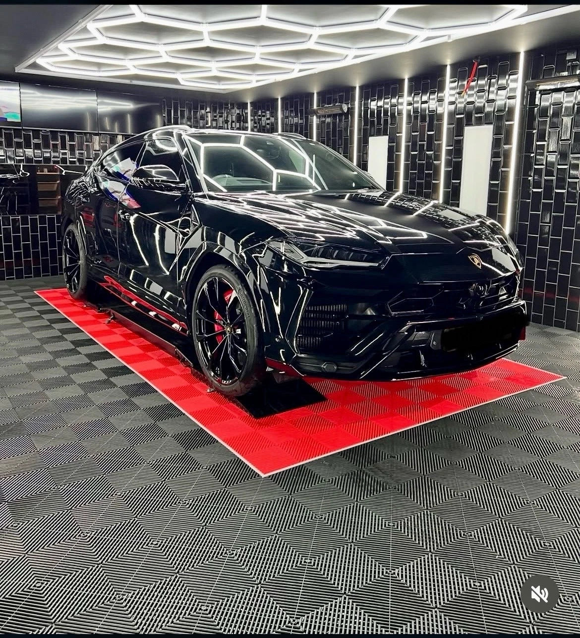 Modular Interlocking Vented Garage Floor Tiles | Detailing, Showroom, Outdoor..