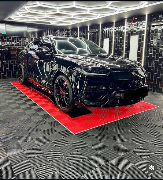 Modular Interlocking Vented Garage Floor Tiles | Detailing, Showroom, Outdoor..