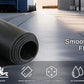 Nisorpa Smooth Rubber Matting Roll,Rubber Matting 1m x 2m Heavy-Duty Garage Non