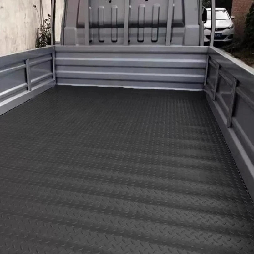 DIAMOND RUBBER FLOORING MAT ROLL NON SLIP- 1.5m WIDTH FOR ALL VEHICLES CAR & VAN